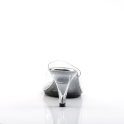 Прозорі шльпанці на маленькому каблучку