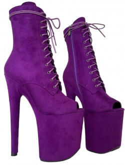 Фіолетові стріп ботиночки. Трійка
