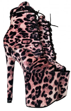 Леопардові  коротенькі екзот ботиночки