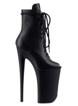 Ботинки-п'ятірки з відкритим носиком. Натуральна шкіра.