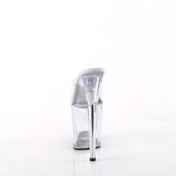 Прозорі шльопанці з силіконовим верхом