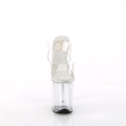 Прозорі сабо-трійки із двома силіконовими шлейками