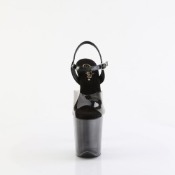 Босоніжки тоновані  з омбре і лакованим ремінцем