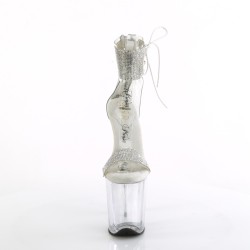 Прозорі стріпи з декором із страз