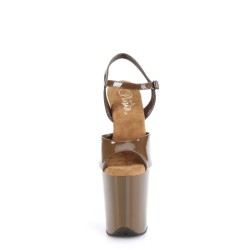 Коричневі босоніжки трійки