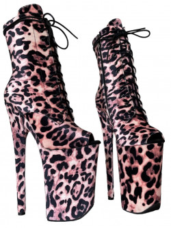 Леопардові ботиночки  з відкритим носиком. Четверки