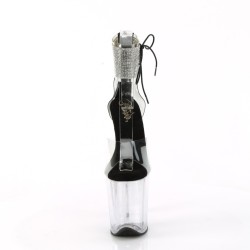 Прозорі стріпи з ремінцем із страз