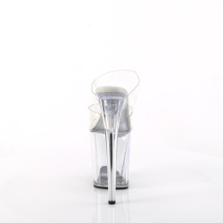 Прозорі сабо-трійки із двома силіконовими шлейками